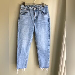 Zara Womens High Waisted Straight Leg Jeans Size: EUR 44 ( Run Small US Size: 8)